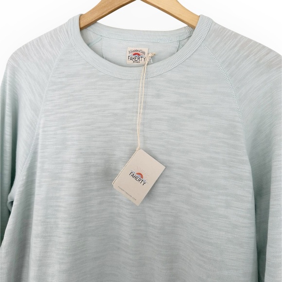 Faherty • Raglan Sweatshirt Glacier Blue - Picture 3 of 10